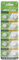 Lot de 10 piles bouton alcalines LR1130 LR41 LR44 pour calculatrices, montres et télécommandes
