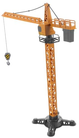 STOBOK Rc Kran Spielzeug Für Junge Mädchen Realistische Baukran Simulation Für Kreative Und Lehrreiche Spielstunden Für Bau Und Konstruktionsspielzeug-