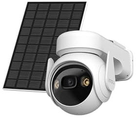 Imou Telecamera Cell PT LITE Kit PTZ Wi-Fi 2K 3MP 2.8mm IR Batteria + Solar