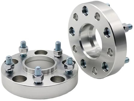 Spurverbreiterungen Für Clio Für Dacia Für Duster Für Logan Für SANDERO M12x1.5 2 Stück 15/20/25/30/35mm Spurverbreiterung Adapter PCD 5x114.3 66,1mm Geeignet 5 Lug Flansch-Radnaben-Distanzstück(2PCS