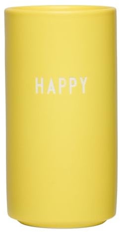 Design Letters Lieblings Vase | Geschenke für Frauen, Männer | Deko Vase für Aesthetic Room Decor, Home, Office | Keramik Vases mit eingravierten Buchstaben für frische Blumen, trockenblumenstrauß