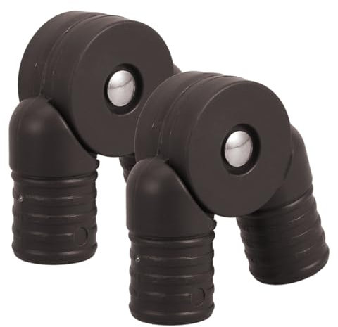 VICASKY 1 paio di adattatori per ruote grezzi per poltrona lounge adattatore per sedie a sdraio pieghevoli accessori per sedie a sdraio relax pezzi di ricambio per mobili da giardino