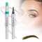 Microblading Eyebrow Pen-2054 New Eyebrow Pencil with 4 Fork Tip for Natural-Looking Hair-Like Defined Brows, Long-Lasting for 24 HR Wear, Waterproof Eyebrow Pen (Dark brown)