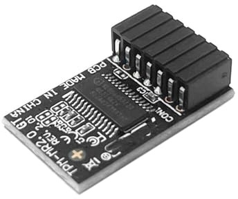 ZAHARA TPM 2.0 Modulo TPM LPC 14 Pin Scheda Madre per ASUS ROG Crosshair VI Hero/ROG Maximus IX Extreme/ROG Maximus X Apex/ROG Rampage V Edition 10/ Compatibile con GC-TPM2.0 2.0 SLB9665