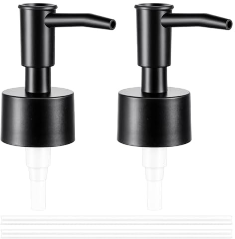 28/400 Thread Size Soap Pump Replacement, Soap Dispenser Pump Replacement | Leak Proof, for Kitchen, Bathroom, Worktop Bottles, for Round 25 mm Neck Bottles