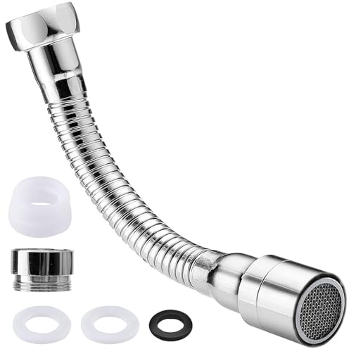 ChAusa 20cm Pivotant Embout Robinet Cuisine Acier Inoxydable pour Cuisines