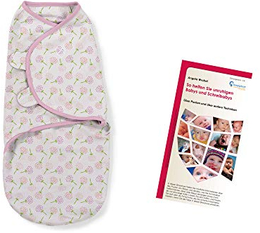 Lampiphant® + Summer Infant Original SwaddleMe® Pucksack, S/M, Secret Garden