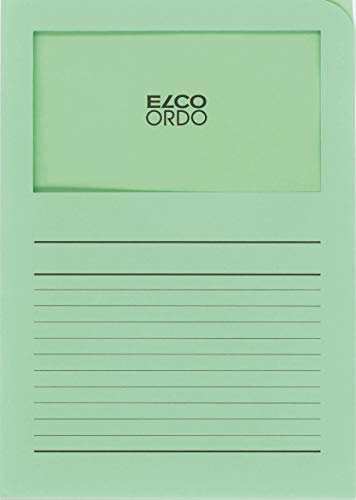 ELCO Ordo Classico Chemises à fenêtre – Vert- lot de 10 73695.61