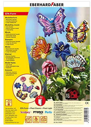 Eberhard Faber 570427 - EFAForm Modellierformen, Schmetterlinge