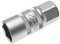 BGS 2463 | Zündkerzen-Einsatz mit Magnet, Sechskant | 12,5 mm (1/2) | SW 21 mm