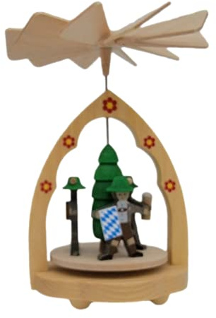 Richard Glässer Weihnachtspyramide Erzgebirge Seiffen Wärmespiel Bayern, 01727