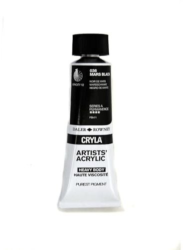 Daler-Rowney Cryla 75 ml Tube - Mars Black