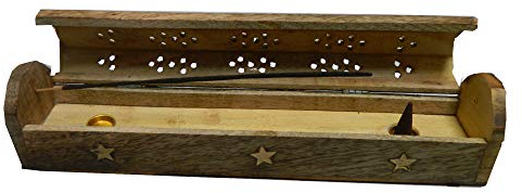 Porte-Encens 30cm Bois de Manguier Artisanat indien