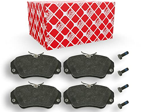 febi bilstein 16031 Bremsbelagsatz mit Schrauben, 1 Stück | Kompatibel mit: OPEL OMEGA A, OMEGA A Caravan, OMEGA B, OMEGA B Caravan, SENATOR B, VAUXHALL CARLTON Mk III Kombi
