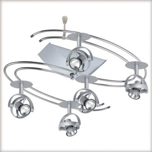 Paulmann, 97869, Twister Mac² Round Set 5, Komplettset, Silbergrau