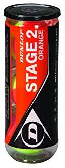 Dunlop Tennisball Mini Tennis Stage 2, Gelb/Orange, 3er Dose