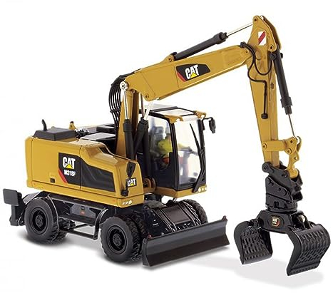 Diecast Masters 85508 - Pelle sur pneus Caterpillar M318F, série High Line, échelle 1:50, env. 17,2 x 5,1 x 6,4 cm, dès 14 Ans
