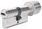 ABUS Bravus 2000 Knaufzylinder 50/40K | Zylinder mit Knauf Profilzylinder Schließ-Zylinder mit Kopierschutz Intellitec System | Patentschutz bis 2030 | Inklusive 10 Wendeschlüssel | Sicherungskarte