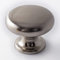 Abrafix 'Derby' Brushed Nickel Cupboard/Wardrobe Door Handle Knob 35mm