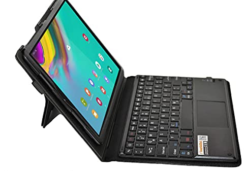 MQ Bluetooth Tastatur Tasche Mit Touchpad für Samsung Galaxy Tab S5e 10.5 | Hülle Mit QWERTZ Tastatur für Galaxy Tab S5e LTE SM-T725 WiFi T720