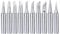 Mesee 900M Soldering Iron Tips Replaceable Solder Iron Tip Set for Hakko, Radio Shack, TENMA, ATTEN, Quick, Aoyue, Yihua Solder Station(10 Different Shape)