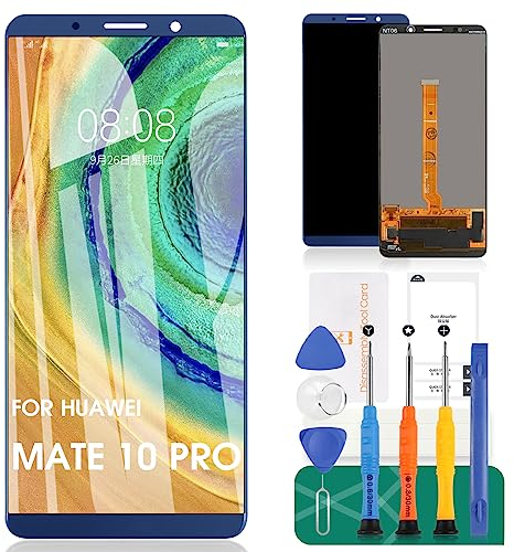 Para Huawei Mate 10 Pro pantalla táctil reemplazo digitalizador BLA-L09 BLA-L29 pantalla LCD de cristal completo de la Asamblea (azul sin marco)