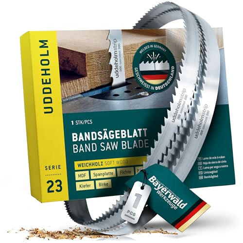 Bayerwald Uddeholm Bandsägeblatt - 4600 x 20 x 0.6 x 8 / für alle gängigen Holzarten/Sägeband passend für Bandsägen