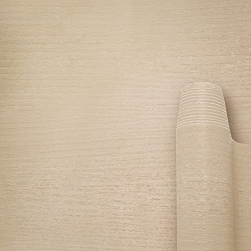 AWNIC Papel de plástico Autoadhesivo de Grano de Madera Natural, Impermeable, a Prueba de Aceite, para Armario, Mesa, baño, Cocina, decoración, 300 x 40 cm