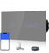 BSEED Interrupteur tactile Wi-Fi à 1 bouton 1 voie avec interrupteur intelligent pour volets électriques, contrôle à distance via application Smart Life/Tuya, compatible avec Alexa et Google Home,