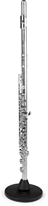 Gator Frameworks Upright Weighted Round Base Stand for Clarinets or Flutes (GFW-BNO-CLRFLU),Black