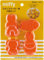 Skater CSM1-A Stempel-Keksformen, Brotausstecher, Miffy, 4 Stück