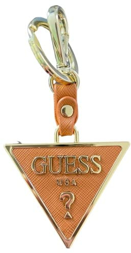 Guess Saffiano Porte-clés Marron clair, marron clair, Taille unique