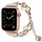 Vamyzji Kompatibel mit Apple Watch Armband 49mm 46mm 45mm 44mm 42mm(Series 3 2 1), für Apple Watch iWatch Ultra 2 1 Series 10 9 8 7 SE 6 5 4 3 2 1, Frauen Leuchtperlen Armband,Geschenke für Damen