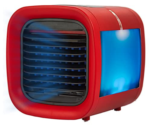 Polarwind Refroidisseur d'évaporation mobile pour caravane sans tuyau d'évacuation d'air pour camping (rouge)
