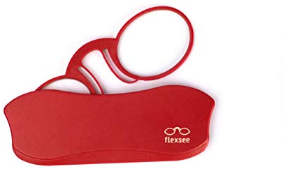 Flexsee Gravity Bügellose Lesebrille für Damen und Herren – 9 Farben / 5 Dioptrien (Rot, 1.5, Dioptrien)