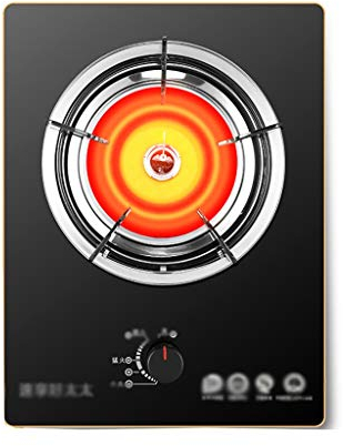 IBOWZ Burners Gas Hob Portable Infrared Stove Cooktop 4.2KW Single Burner-Easy To Clean-Compatible With All Cookware [Energy Class A] (Color : LPG)