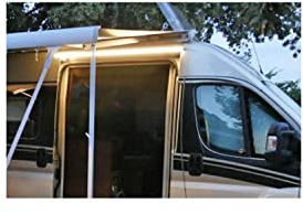 Eclairage Porte LED : Éclairage de Porte d'entrée/caniveau de Pluie pour Ducato/Boxer/Jumper Viganella Noir