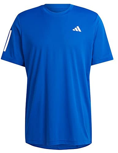 adidas Herren 3-Streifen Tennis Top Collegiate Royal, Blau, S