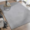 the carpet Rio - moderner und weicher Teppich Wohnzimmer Schlafzimmer mit Anti-Rutsch-Rücken und 3D-Optik, Flauschige Oberfläche, pflegeleicht und robust, Grau, 80 x 300 cm