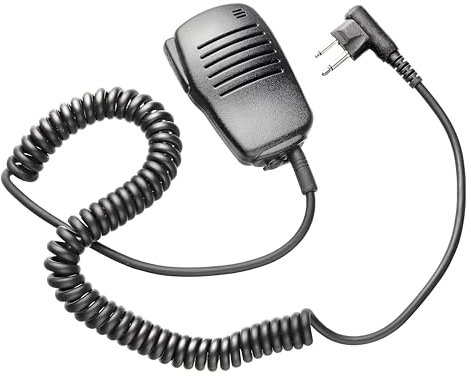 Microfono altoparlante per radio Motorola XT420 XT460 CP040 GP300 DP1400 CLS1110 CLS1410 a 2 pin