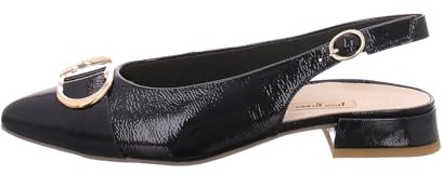 Paul Green Peeptoes & Slingpumps 6091-035, Lack/Brush, Blau, Damen EU 5,5/38,5