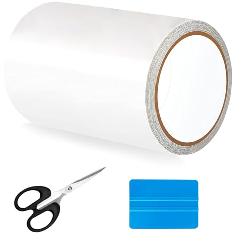 Giugio Pool Reparaturset Unterwasser, 10cm x150cm Pool Flickzeug Selbstklebend Set, Ideales Abdichtband für Pools & Outdoor, PVC Planen Reparaturband, Nasser Fläche und unter Wasser verwendbar (Weiß)