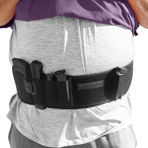 BravoBelt - Big Papa Edition - Bauchband-Holster XXL (schwarz) - passend für bis zu 165,1 cm Bauch