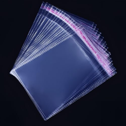 Festa Centro 10x14+2.5cm 160pz Bustine Trasparenti Richiudibili con Chiusura Adesiva, Buste di Plastica Autoadesive OPP per Imballaggio