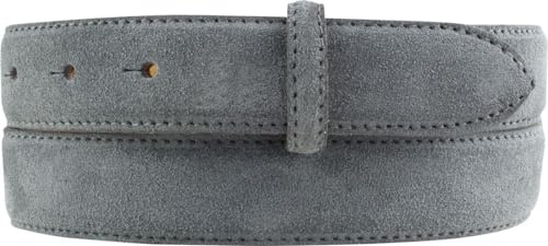 BELTINGER Gürtel aus Veloursleder ohne Schnalle 3,0 cm | Velour-Ledergürtel für Damen Herren 30mm | Wildleder-Gürtel