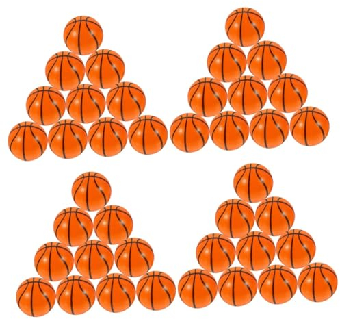 TOYANDONA 48 Stk Basketball-Tortenaufsatz birthday cake decoration geburtstag tortendeko Relief-Spielzeug Basketball-Dekorationen Ornament Entwässerungskorb Partyzubehör Sport-Cupcake-Topper