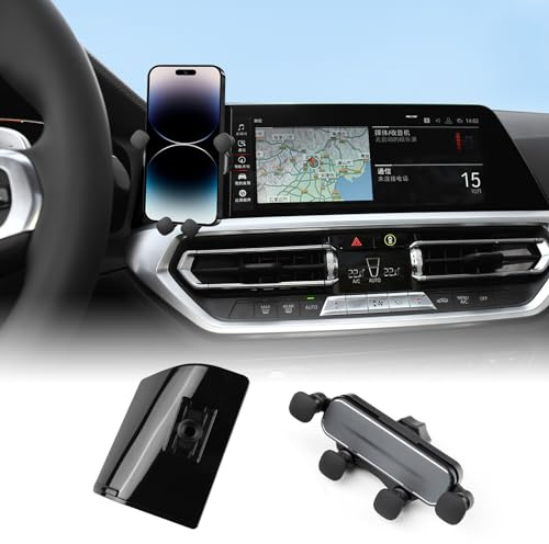 FDAIUN Handyhalterung Auto für BMW 3Series G20 2020 2021 2022 2023 2024 Handyhalter 360°Drehbar Lüftung Kfz-Handyhalterung EIN-Knopf-Release Autohalterung Handy für 4.7-7 Zoll Smartphone