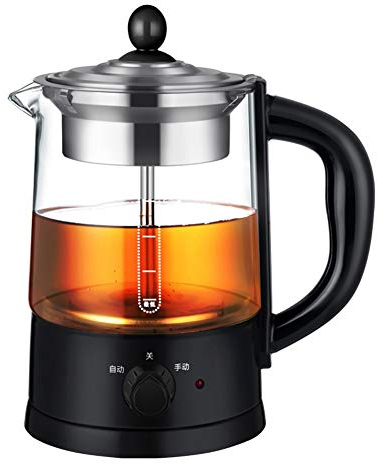 LYUXIANG Multifunctional Teapot Glass Electric Kettle 0.8 L,600W,Bpa Free Vision/C