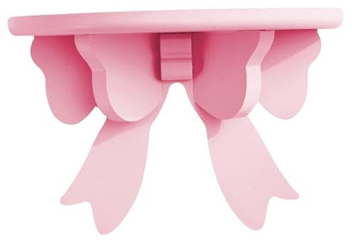 Weduspaty Süße Regale, Bogenregal süße Kawaii hölzerne hängende Ausstellung Wandregale für Mädchen, Kinder 11x4.7x6.7 im Raum Dekor-Schraubinstallation schwimmende Regale für Wohnzimmer