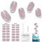 Semi Cured Gel Nail Strips - 28 pcs Gel Nail Stickers-Full Wraps, Long Lasting, UV Lamp Compatible - Salon Quality Nail Art Stickers, Easy to Apply